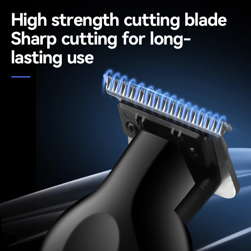 Kemei Km-2293 Barber Cordless Hair Trimmer 0mm Zero Gapped Carving Hair Clipper Professional Electric Finish Cutting Machine