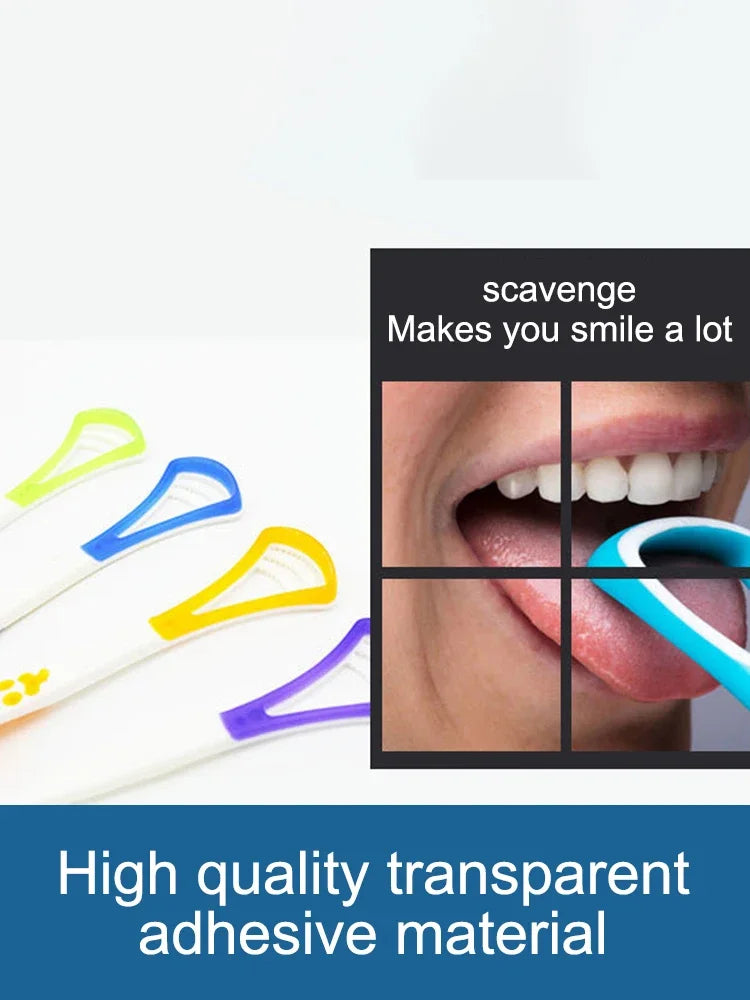 New Tongue Scraper, Tongue Coating Cleaner, Tongue Scraper To Eliminate Bad Breath, Thick And White Tongues Coating, Oral Care