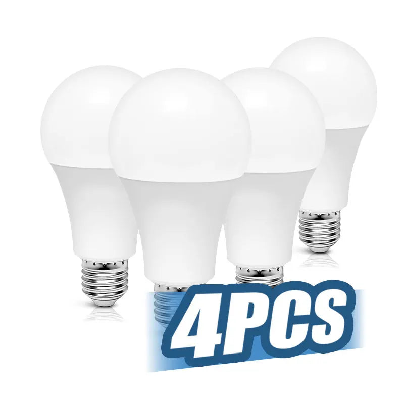 4PCS LED bulbs E27 AC220V indoor bulbs Cool white and Warm white power 20W 18W 15W 12W 9W 6W smd2835 Lampada Living LED Bombilla