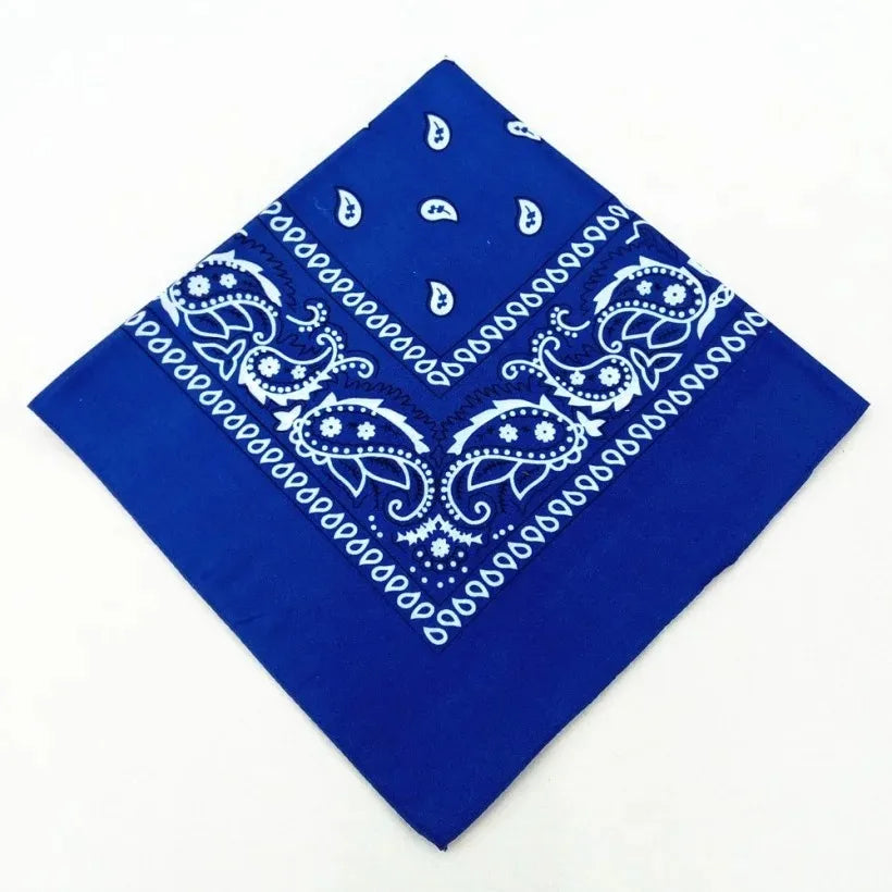 Fashion Hip Hop  Bandana Square Scarf Cowboy Cashew Black Red Paisley Headband Print For Women/Men/Boys/Girls