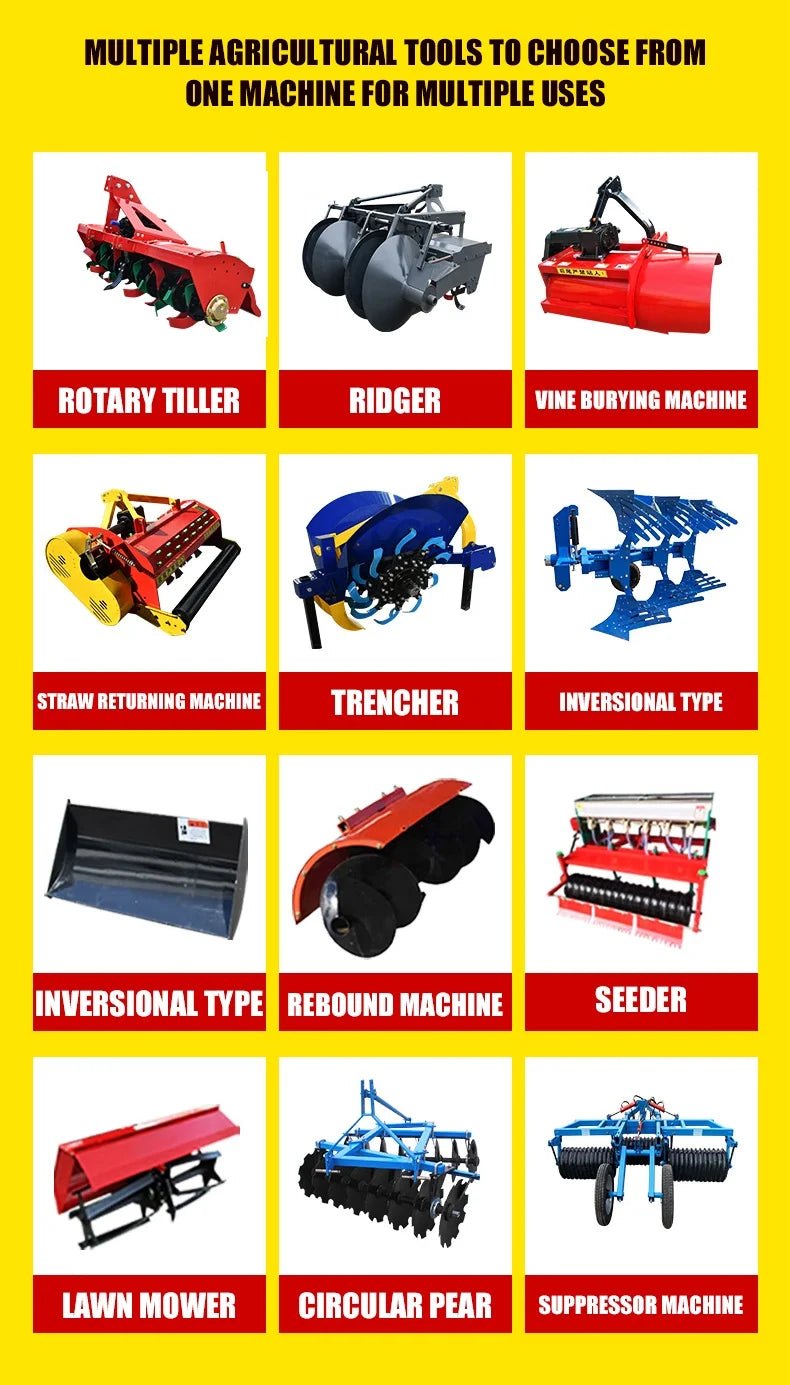 29HP 2WD Small Tractors Factory Direct Sales Customizable for Vegetable Plot & Greenhouse Work