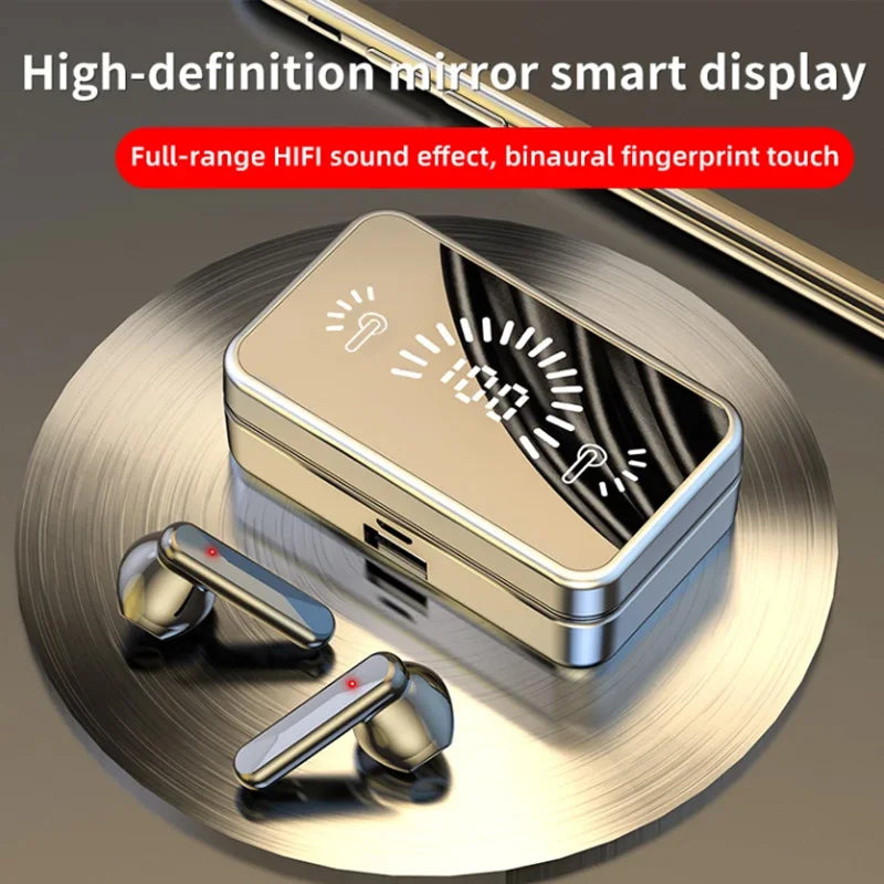 # Mirror Digital Display Wireless Bluetooth Headset 5.1 Touch Tws Business Sports Headset
