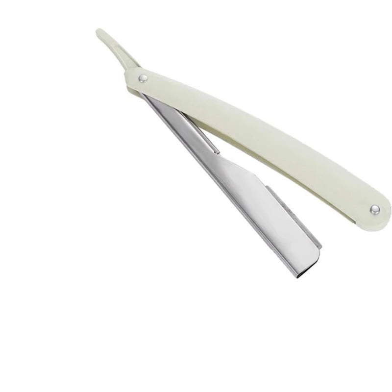 Manual Shaver for Men Barbershop Razor Stainless Steel Shank Is Easy To Use Safety Razor 1Pcs Shaving Razor with 10pcs Blades