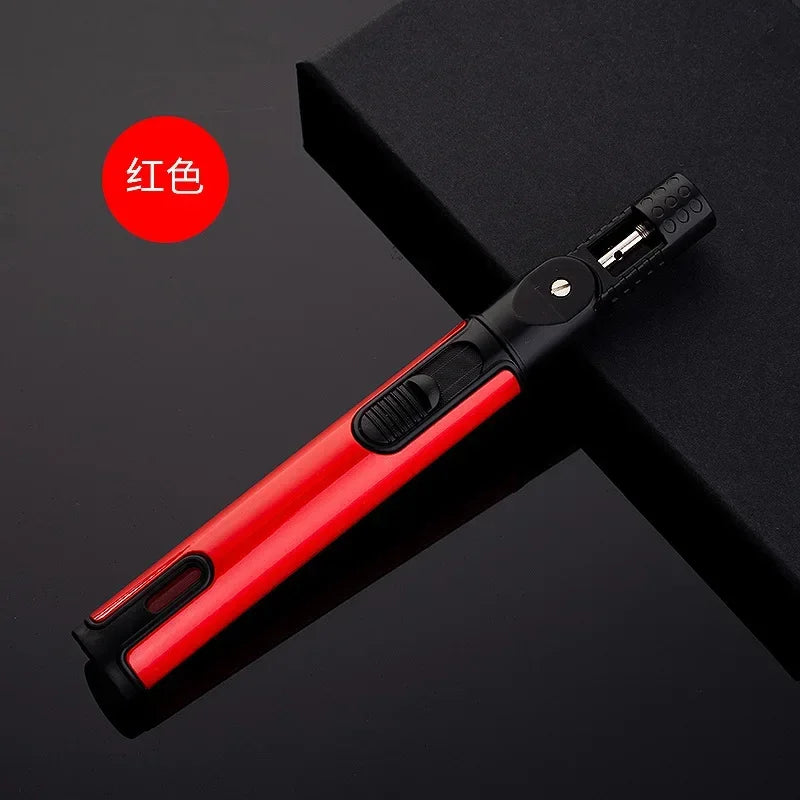 Mini Cordless Torch Blow Torch Pen Shaped Gas Soldering Iron Gun Welding Tool Soldering Iron Flamethrower Butane Torch Gun
