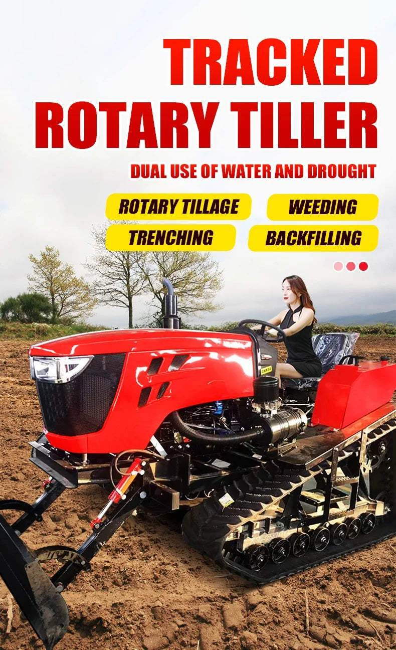 29HP 2WD Small Tractors Factory Direct Sales Customizable for Vegetable Plot & Greenhouse Work