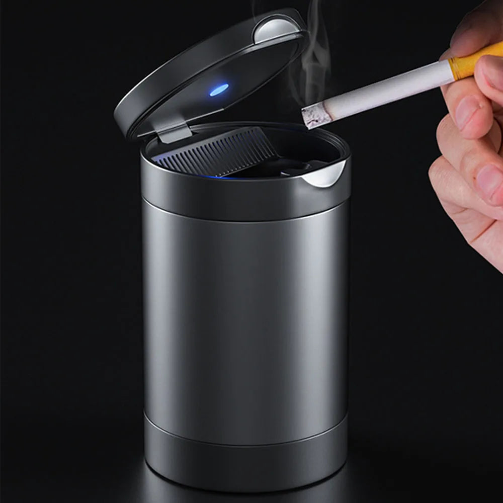 CHANCHAN Smoke Alloy Ashtray Living Room Trends Home Gifts Environmentally Friendly Car AshtrayCigarette Cover
