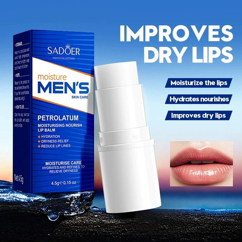 SADOER Men's Skin Care Sets Moisturizing Face Cream Facial Mask Lip Balm Sunscreen Facial Cleanser Eye Cream Men Skin Care Kit