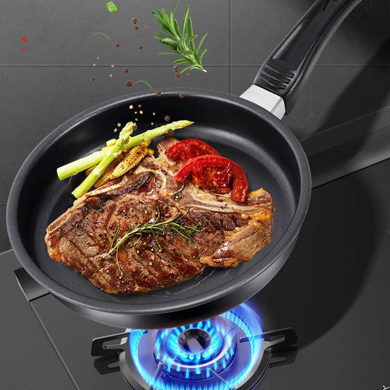 Kitchen Breakfast Frying Pan, Can Also Fry Steak, Chicken Cutlet, Etc., Compatible With Gas Stove And Induction Cooker