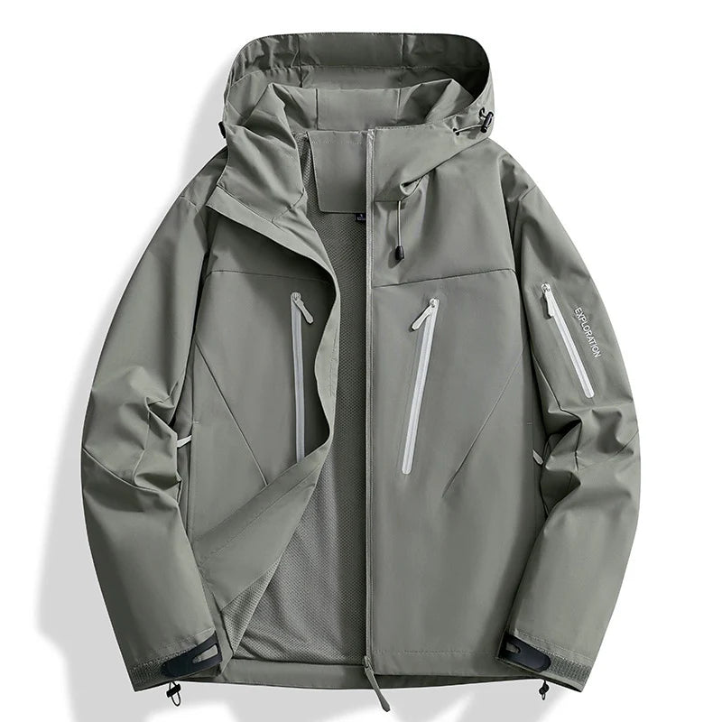 Spring Autumn Men's Climbing Waterproof Jackets Outdoor Men Hiking Rain Coats Men Sports Breathable Windbreaker Jacket Clothing