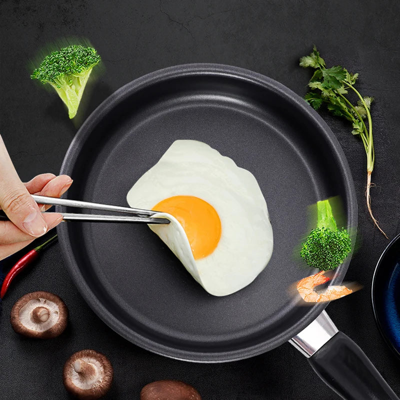 Kitchen Breakfast Frying Pan, Can Also Fry Steak, Chicken Cutlet, Etc., Compatible With Gas Stove And Induction Cooker