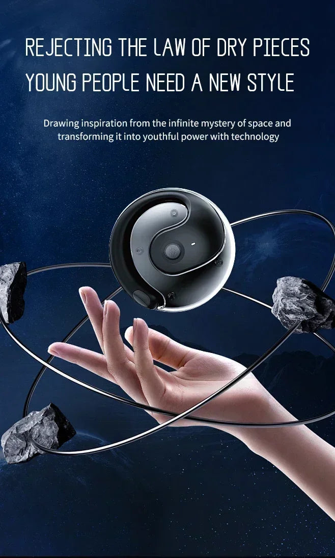 Wireless Headphones Comfortable Ear Hook Touch Control Earbuds with Mic Wireless Bluetooth Headset Phone Earphones Game