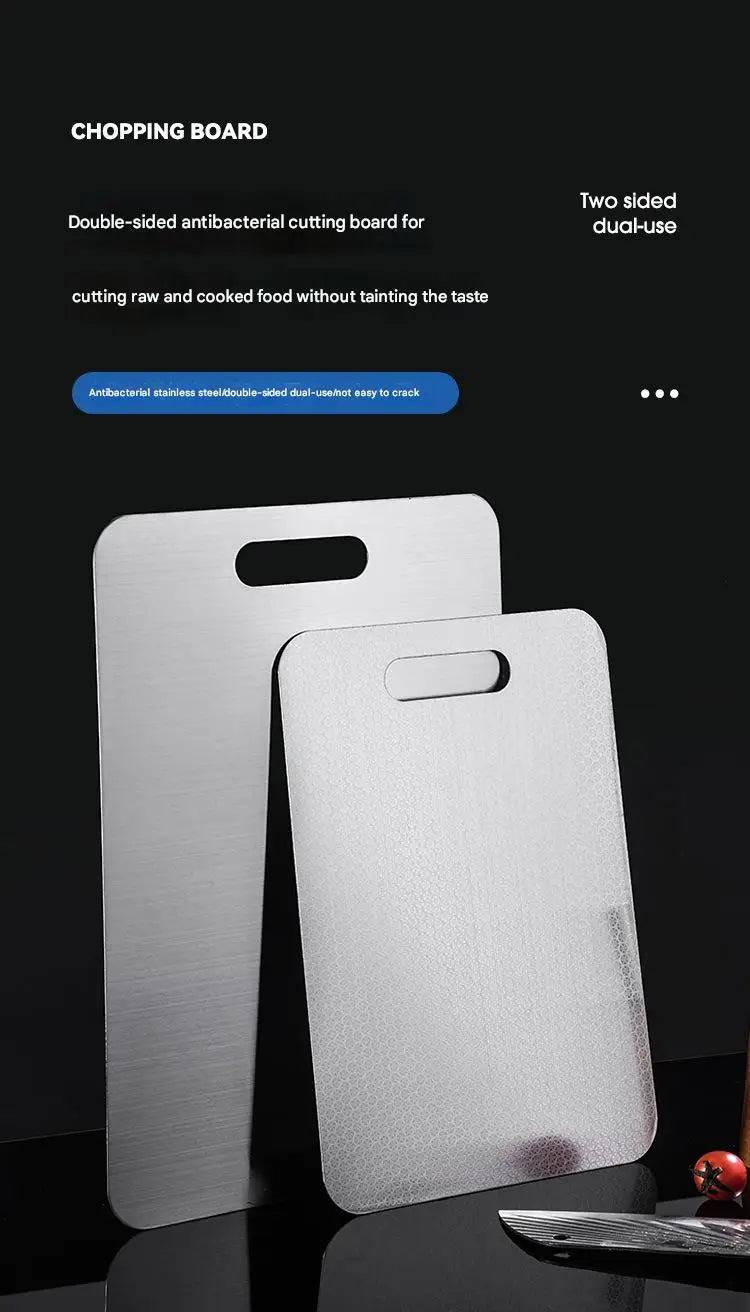 316 Stainless Steel Beehive Double-sided Thickened Cutting Board Antibacterial Mildew-proof Kneading Dough Board Cutting Board