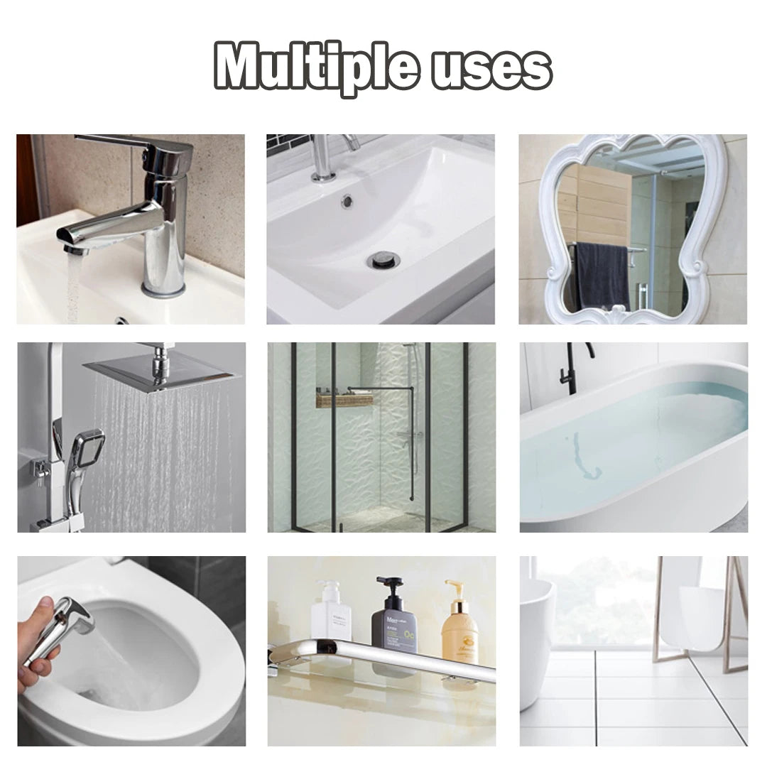 Bathroom Glass Cleaner Hard Water Spot Remover For Shower Door, Ceramic Tiles, Stainless Steel Powerful Descale JB-XPCS H71