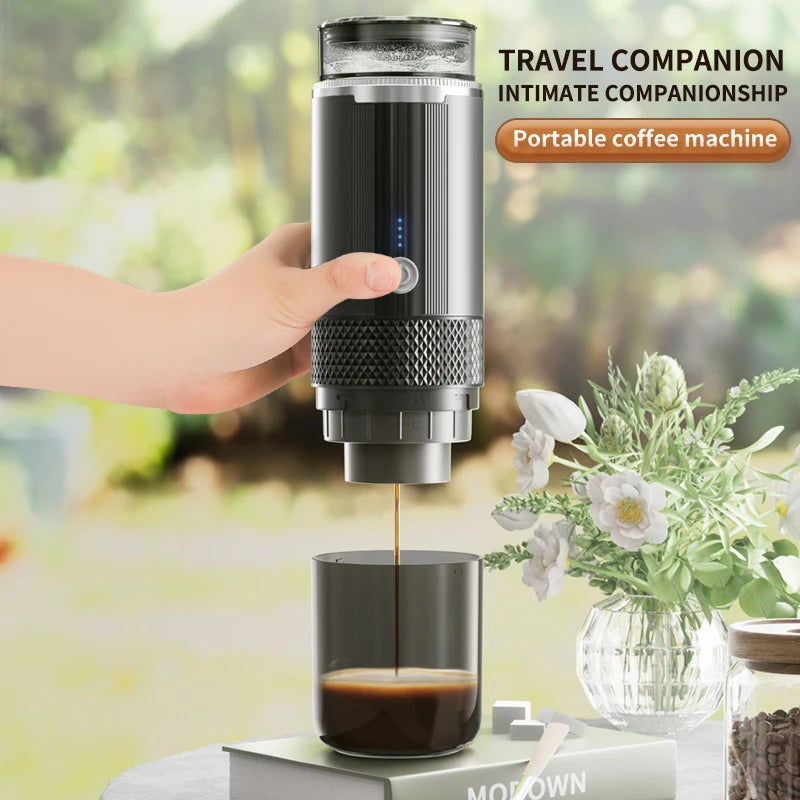 JFBONIN Electric Portable Coffee Machine Capsule Ground Coffee Brewer for Coffee Powder And Coffee Capsule - Coffee Maker