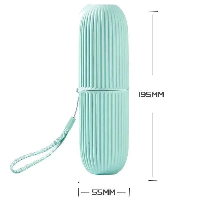 Travel Portable Toothbrush Toothpaste Holder Storage Case Box Organizer Household Storage Cup