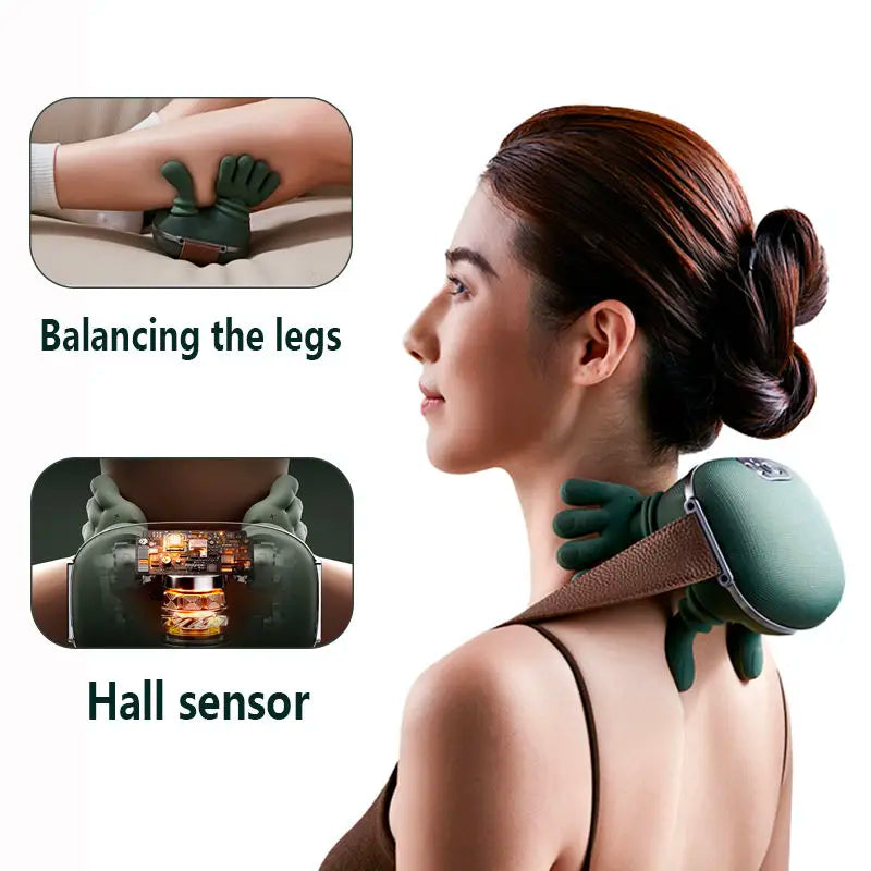 2026 New Shiatsu Back and Neck Massager Deep Tissue Kneading Back Massager with Heat Siaasoo Neck Massage Massage