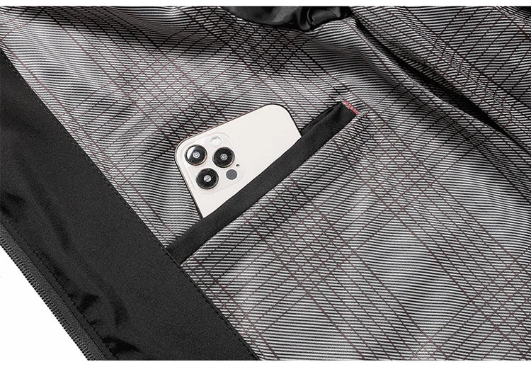 Business Casual Jackets for Men Stand Collar Solid Color Jacket Autumn Korean Work Wear Mens Windbreaker Jacket Winter Coats Men