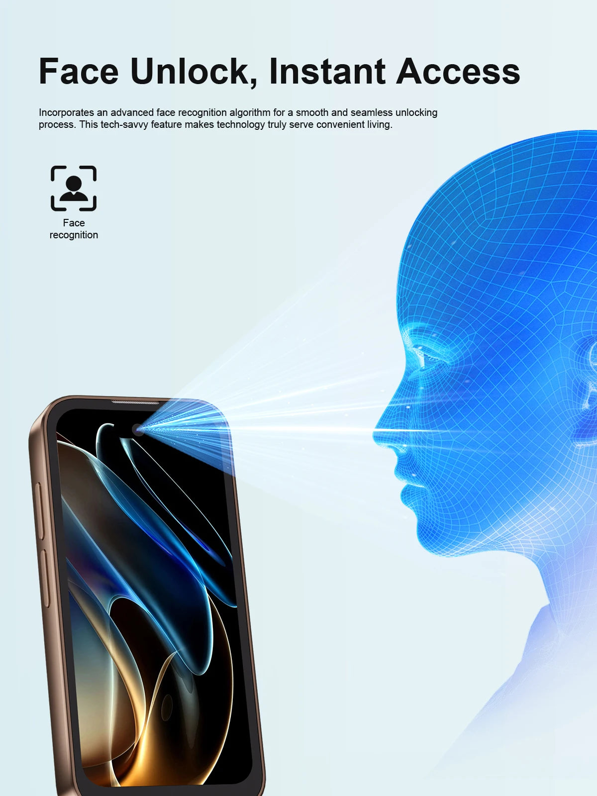 SERVO 17PRO MAX Small Smartphone 3.75" Screen 3G WCDMA Android OS Play Store Face Unlock WiFi Mini Smart Phones Dual SIM Standby