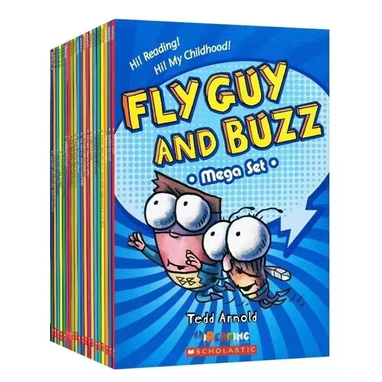 21 Books English Usborne Books for Children Kids Picture Books Baby Famous Story The Fly Guy Series Fun Reading Story Book