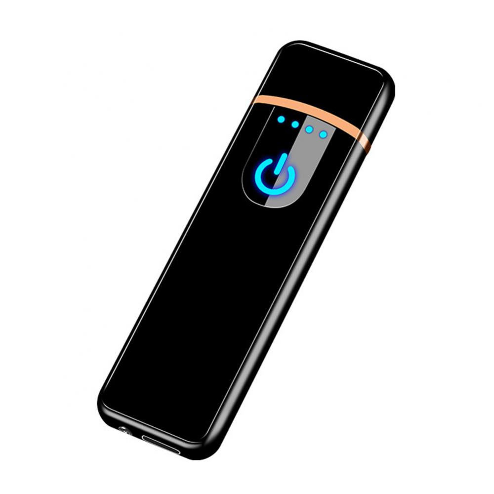 USB Electric Lighters Rechargeable Windproof Touch-sensing Cigarette Lighter Durable Collectible Men Gift Portable E Ziggarte