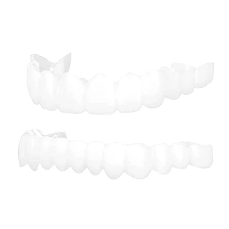 New Dental Perfect Fit Teeth Whitening Fake Tooth Cover Temporary Resin False Braces Snap On Smile Veneers