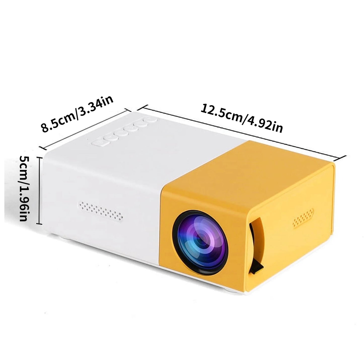 YG300 Mini HD 320x240p Outdoor Projector Home theater LED Videoprojector Projector Portable YG300 LED Smart Projector for Travel