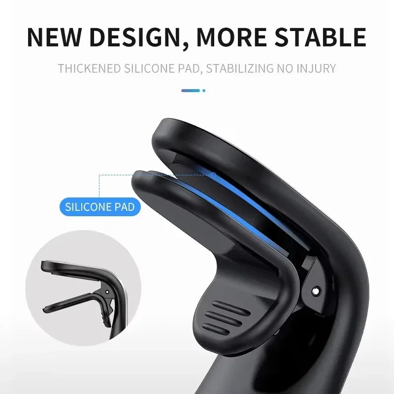 360° Metal Magnet Phone Stand Car Phone Holder Metal Holder Air Vent Clip For Hyundai Equus anti slip holder Auto Accessories