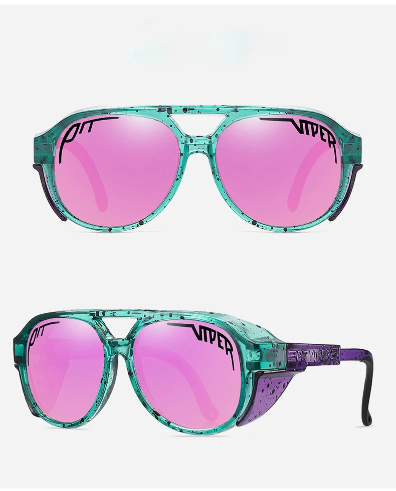 PIT VIPER Cycling Glasses for Men and Women, MTB Bicycle Eyewear, Road Bike Glasses, Windproof Sport Sunglasses, UV400