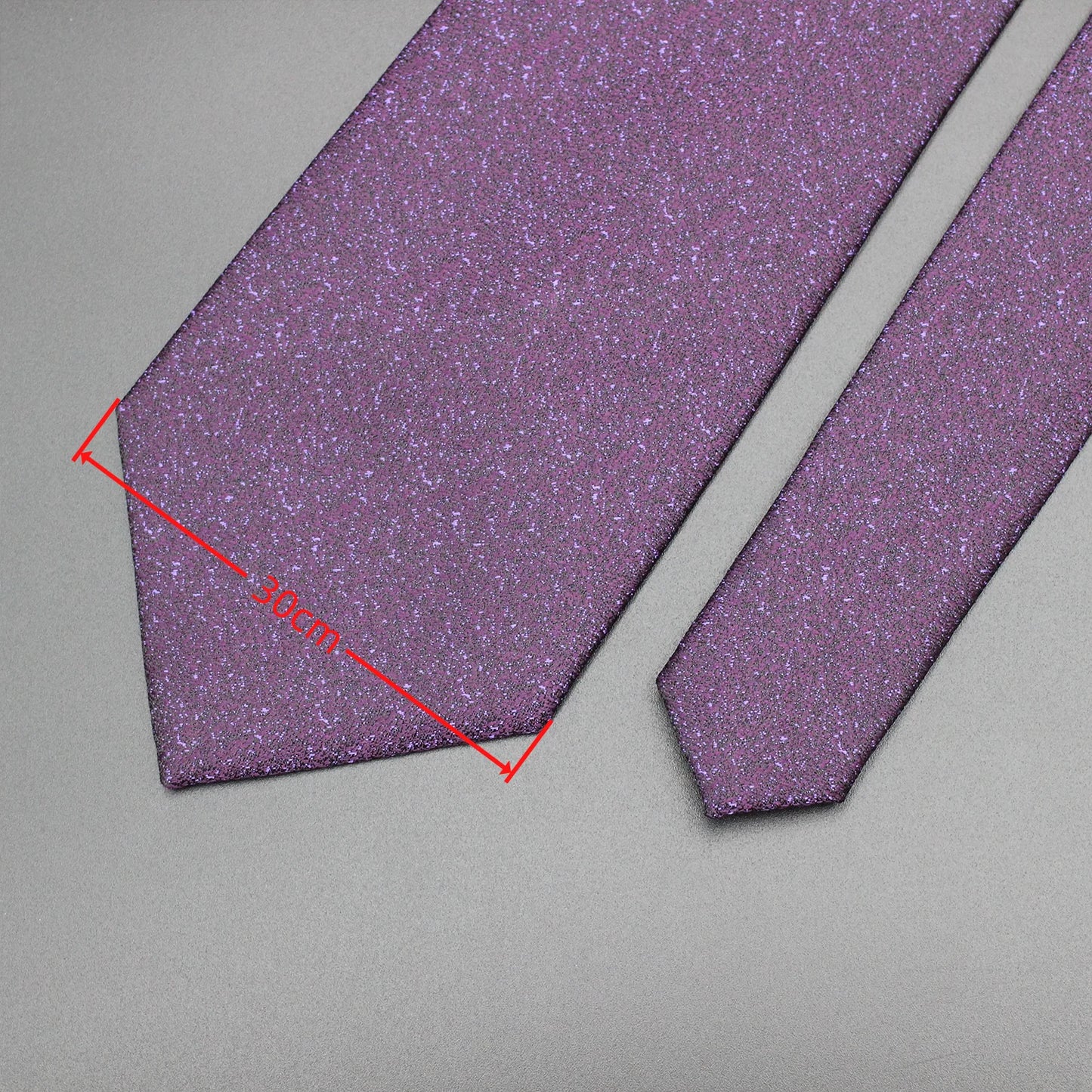 Men's Red Purple Plaid Tie stripe Handmade Woven Fashion Business Tie Geometric Style Polyester Silk Material for Wedding