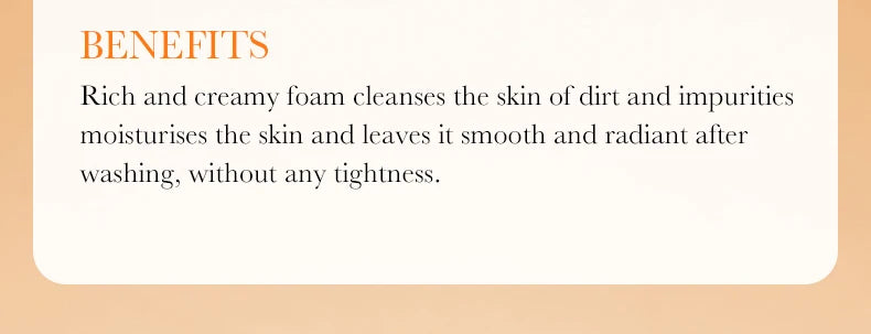 BIOAQUA Vitamin C Facial Cleanser Moisturizing Whitening Anti Wrinkles Face Wash Foam Face Cleanser Facial Skin Care Products