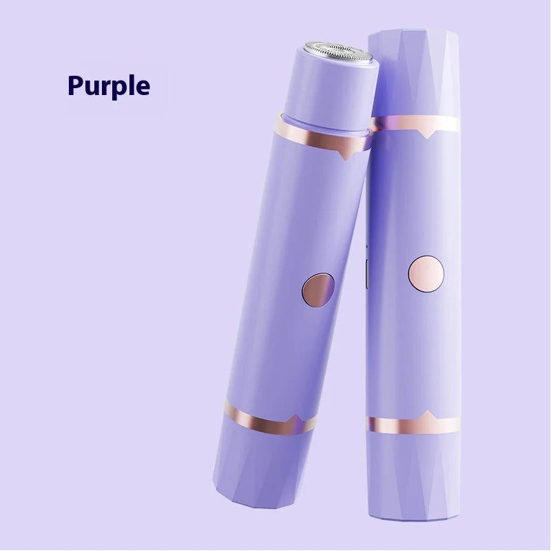 Double-head New Generation Body Hair Trimmer For Face Body Intimate Areas Removable Cutter Head Assembly For Easy Cleaning