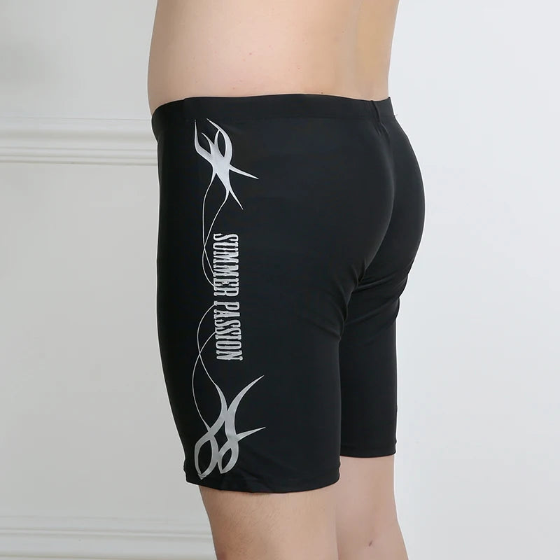Men swimwear Plus Size Mens Swimming Trunks Sports Swim Wear 135kg Bottoms Hot Spring  Adult Shorts Printing Pants Beach