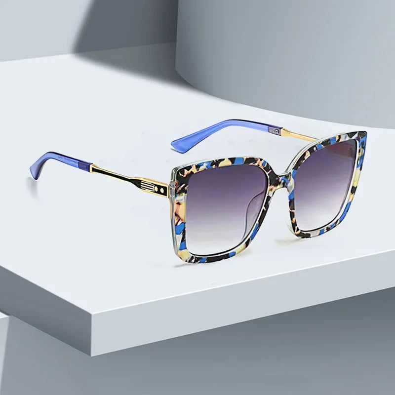 2025 Fashionable Women Sunglasses Large Frame Gradient Color Glasses for Women Exquisite Design for Women Sunglasses for Women