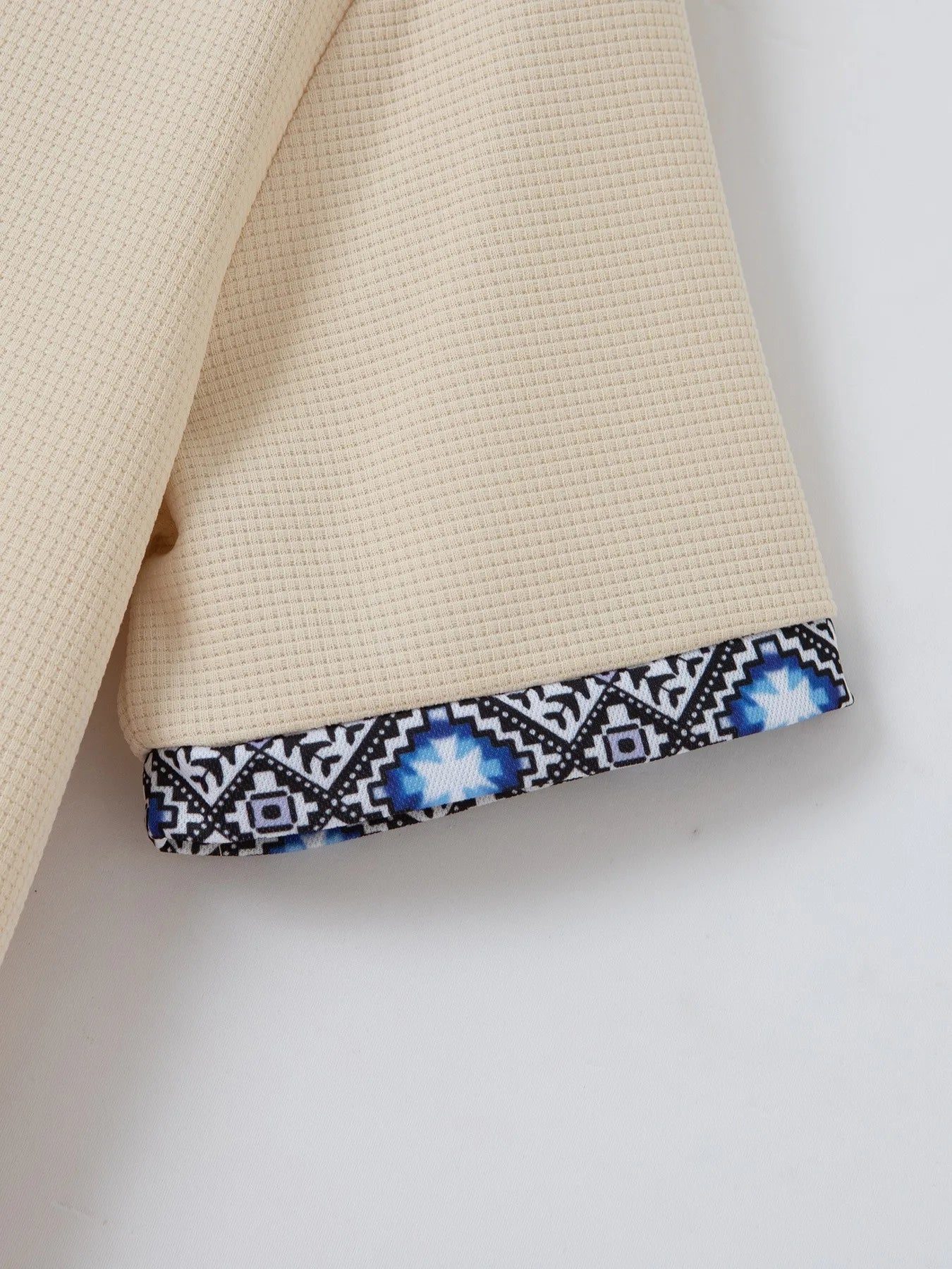 New 2025 Summer Waffle Men's top Casual short-sleeved polo Waffle collar Solid color everything pair with two pantsuits