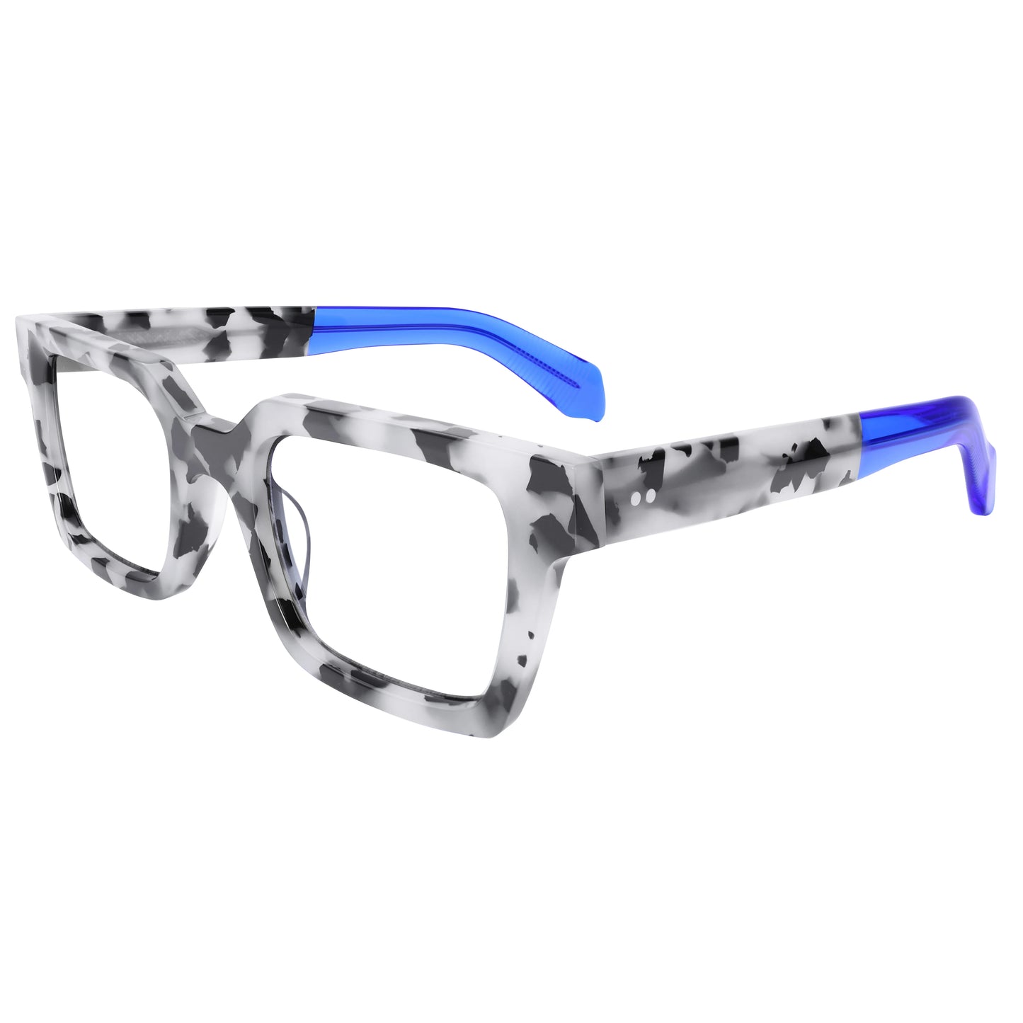 Oversized Glasses for Women Men Thick Acetate Frame Wide Top Clear Lenses Prescription Ready Trendy Style