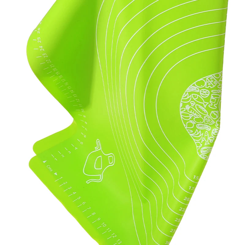 FAIS DU Reusable Non-Stick Silicone Baking Mat for Pastry Rolling with Measurements, Liner Heat Resistant Table Placemat Pad
