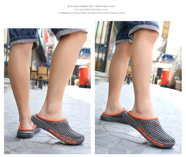 Plus size 47 Designer Summer Men's Sandals Outdoor Garden Men's Shoes Flat casual shoes Beach slippers Fashion slippers