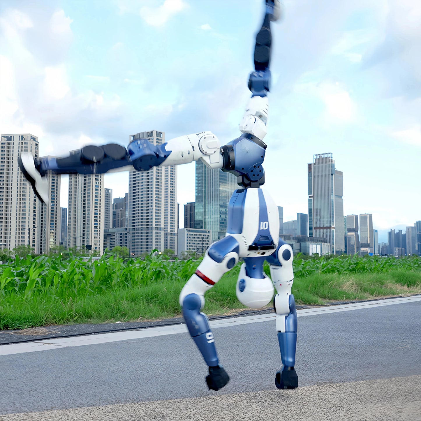 Latest Unitree R1 Bipedal Robot for Industrial Automation with AI Powered Vision and Navigation System