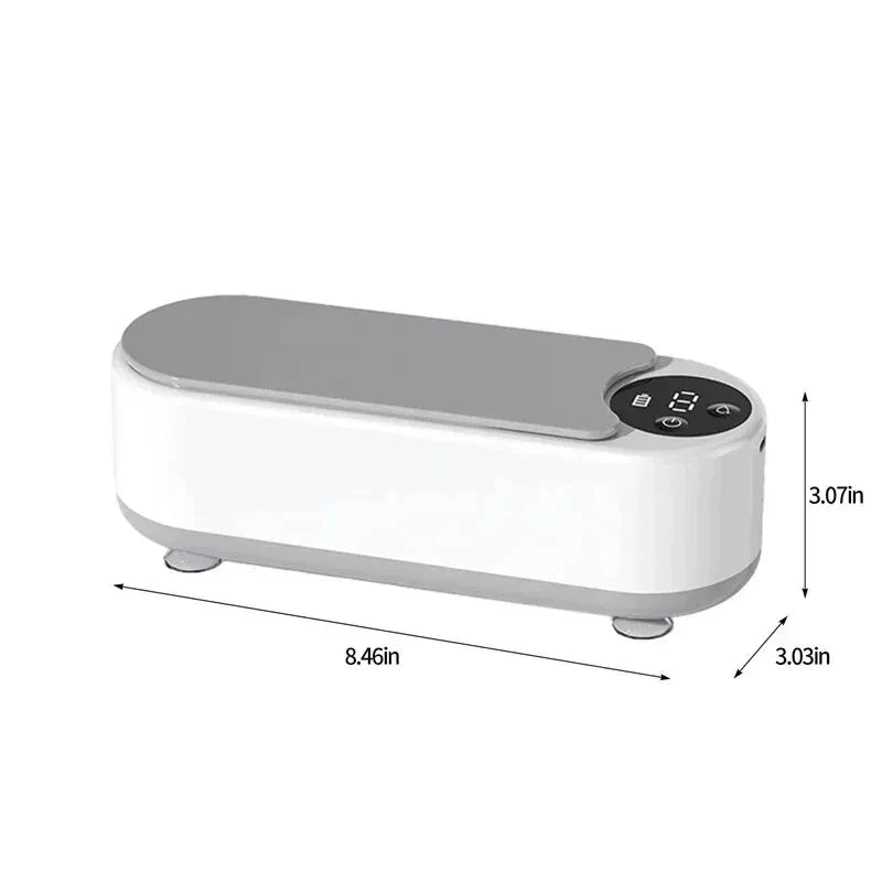 1pc High-frequency Ultrasonic Glasses Cleaner Machine - Wireless Control, Multi-purpose Cleaning For Eyewear And Accessories New