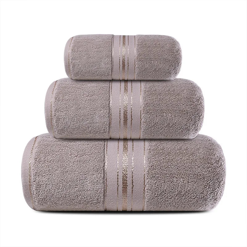 100% cotton thickened set absorbent adult bath towel super absorbent soft skin-friendly face wash bathroom face towel
