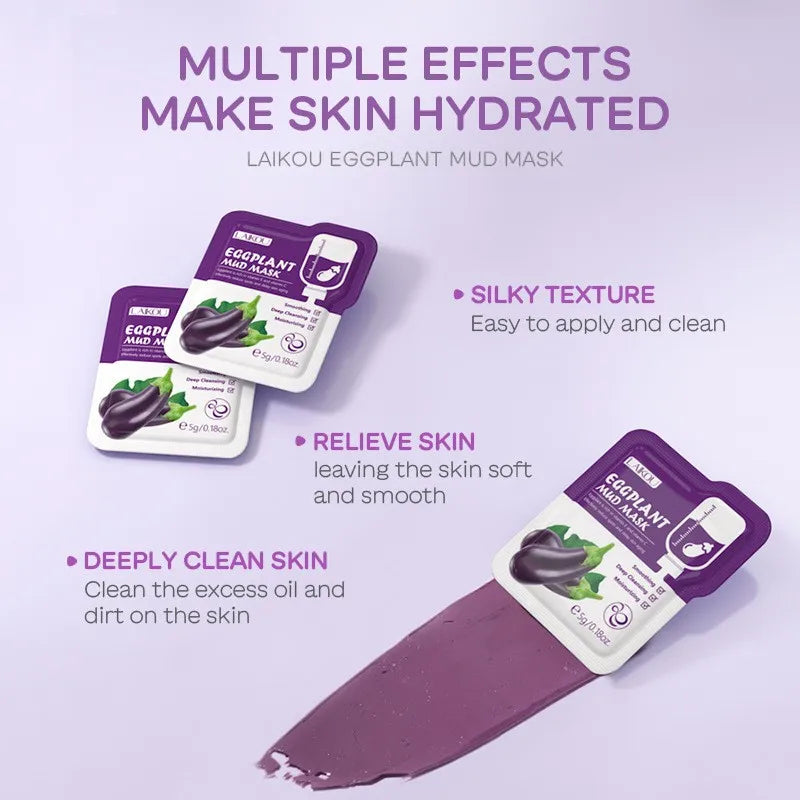 LAIKOU 5pcs Moisturizing Facial Mask Hydrating Sleeping Face Sheet Masks Repairing & Nourishing Night Face Mask Skin Care