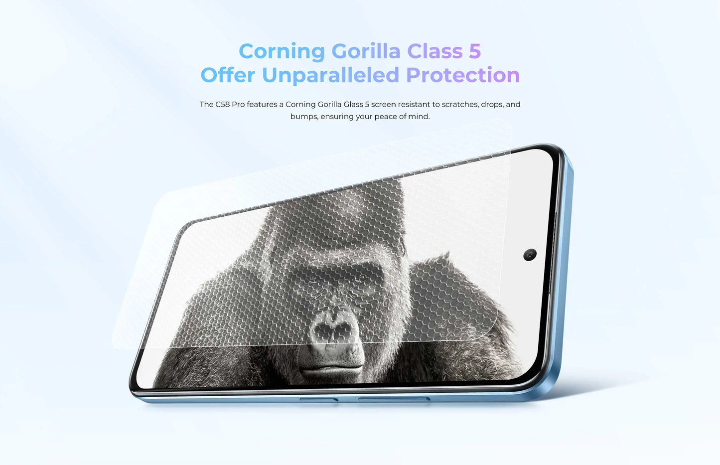 Oukitel C58 PRO smartphone 5150mAh Battery 24(6+18)GB+256GB 50MP Main Camera 6.7" HD+ Display