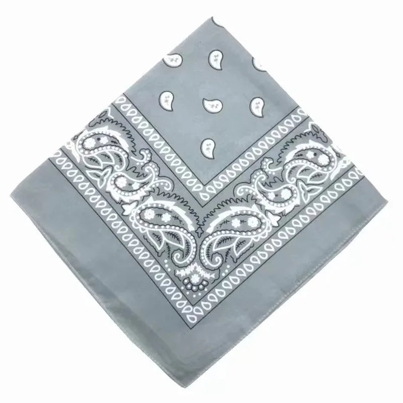 Fashion Hip Hop  Bandana Square Scarf Cowboy Cashew Black Red Paisley Headband Print For Women/Men/Boys/Girls