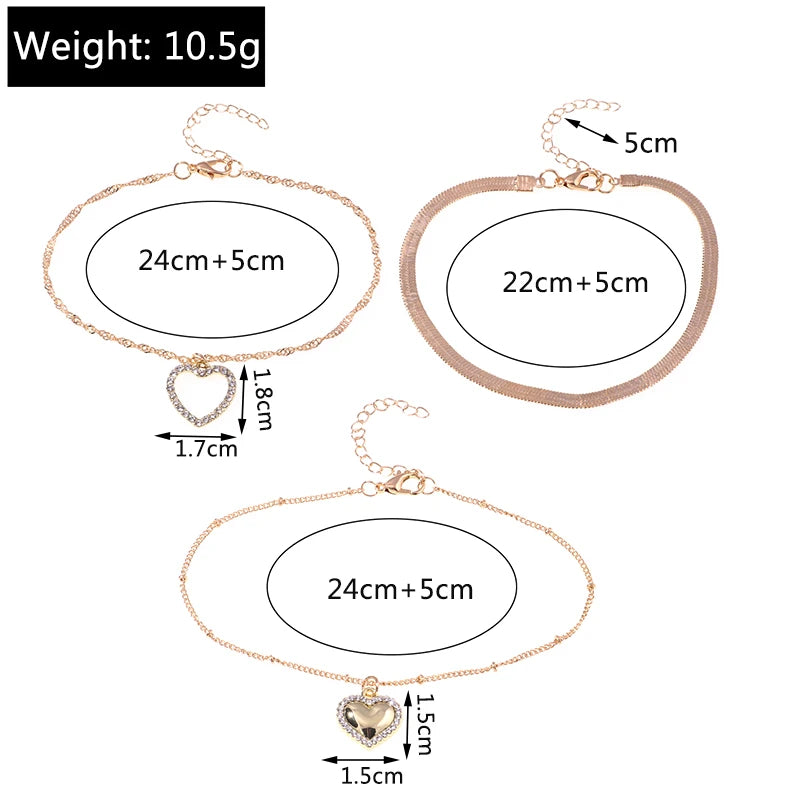 Bohemian Handmade Beads Anklets Embroidery Braided Ankle Bracelets Summer Beach On Leg Foot Chain Female Girls Jewelry Gifts