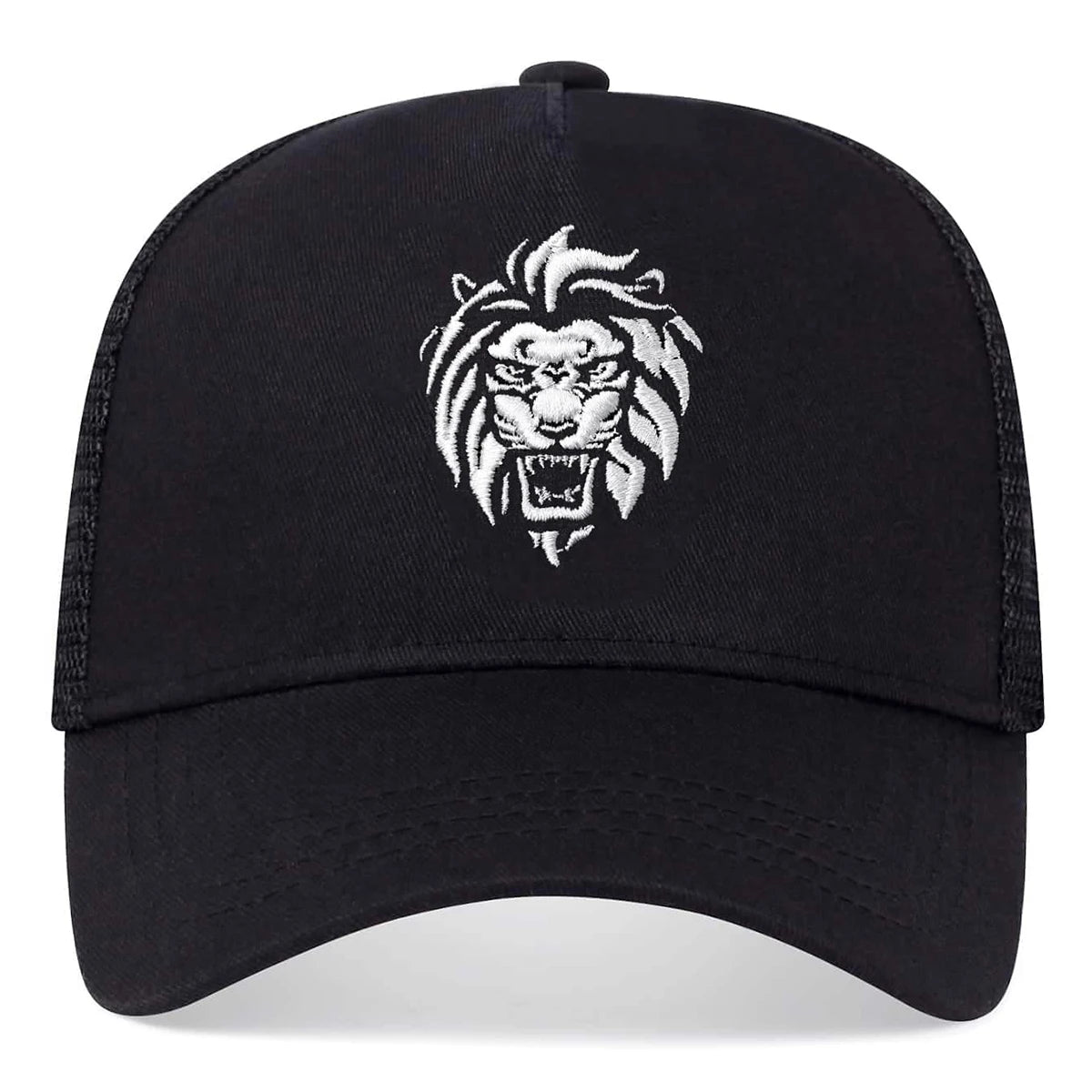 Unisex Lion Head Embroidery Baseball Net Caps Spring and Summer Outdoor Adjustable Casual Hats Sunscreen Hat Sports Cap