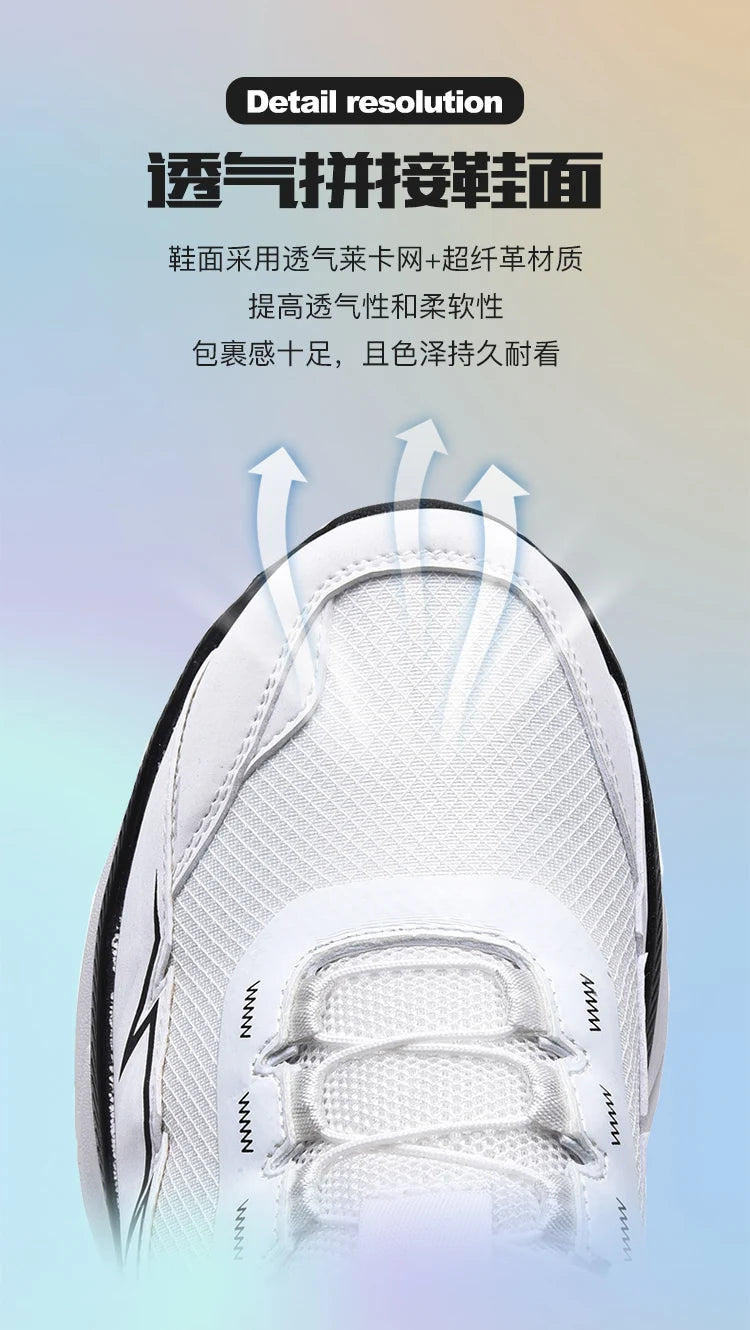 Spring Summer Large Rotating Buckle Mesh Breathable Sneakers Men's Running Shoes Fashion Casual Shoes 39-48