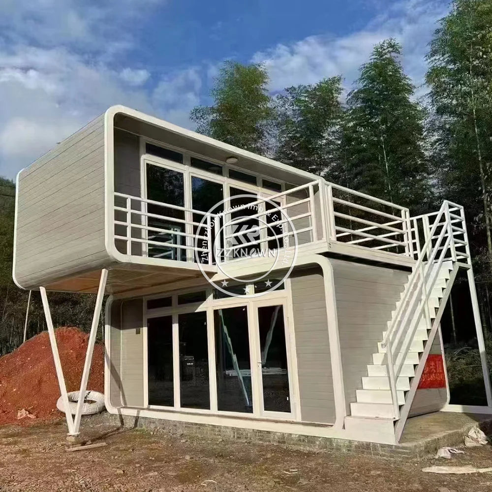 China Steel Frame Modular Modern Foldable Prefab Luxury Expandable Folding Container Houses
