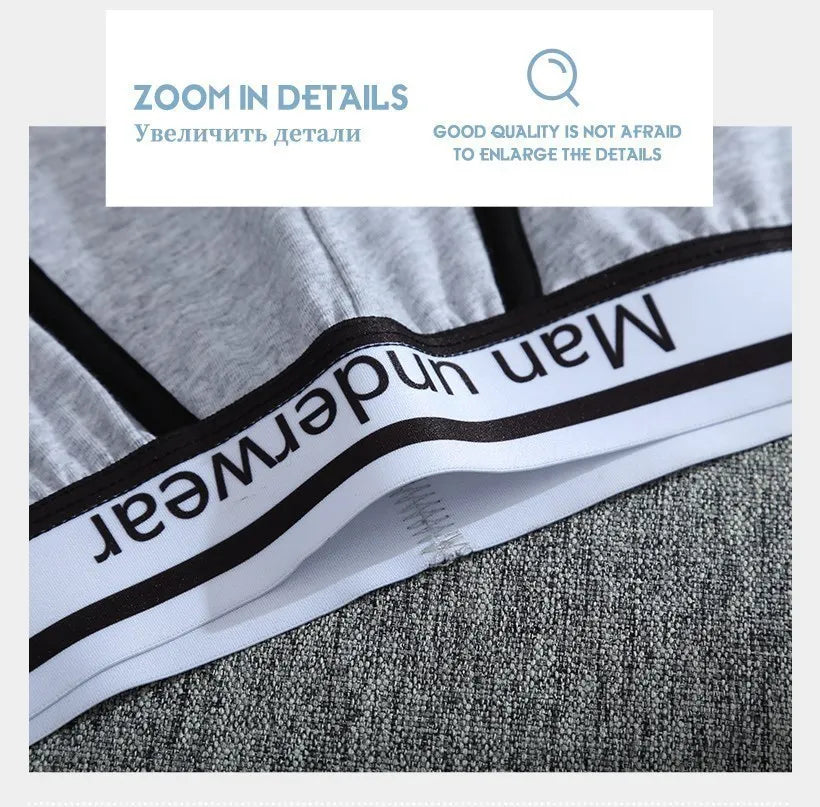 Men Boxers Shorts Underwear Men Home Underpants Printed Men Boxer Cuecas Cotton Soft Male Panties Homme Underwear Men