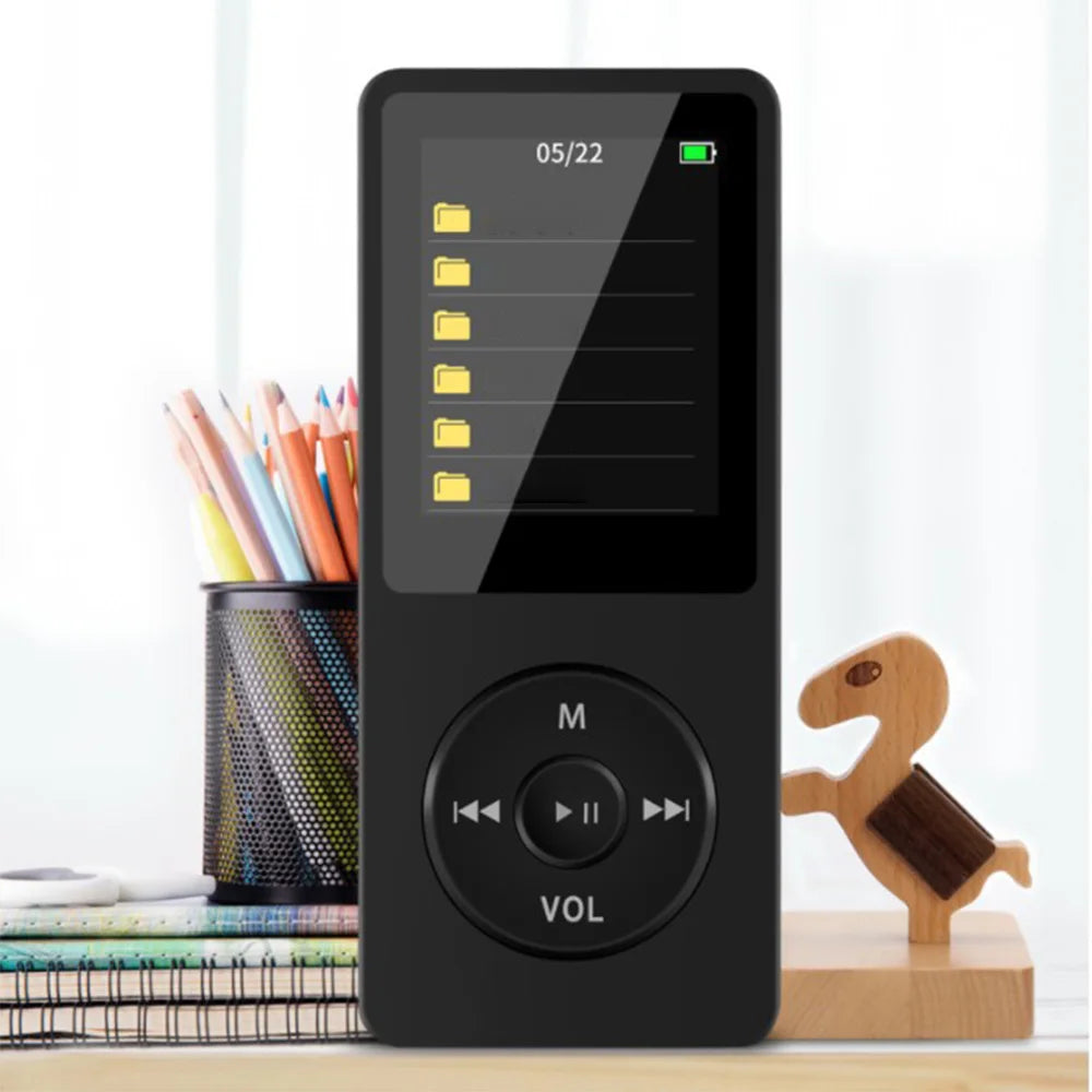 Portable MP3 Player With LCD Screen FM Radio Video Hifi MP4 Player Movies E-books Music Players Built-in Microphone Dropshipping