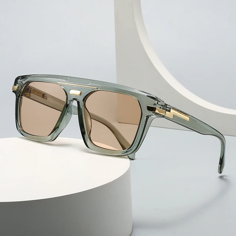 European and American New Cross-Border Exclusive Popular Modern Retro Large Frame Sunglasses Trendy Street Sunglasses Lh281